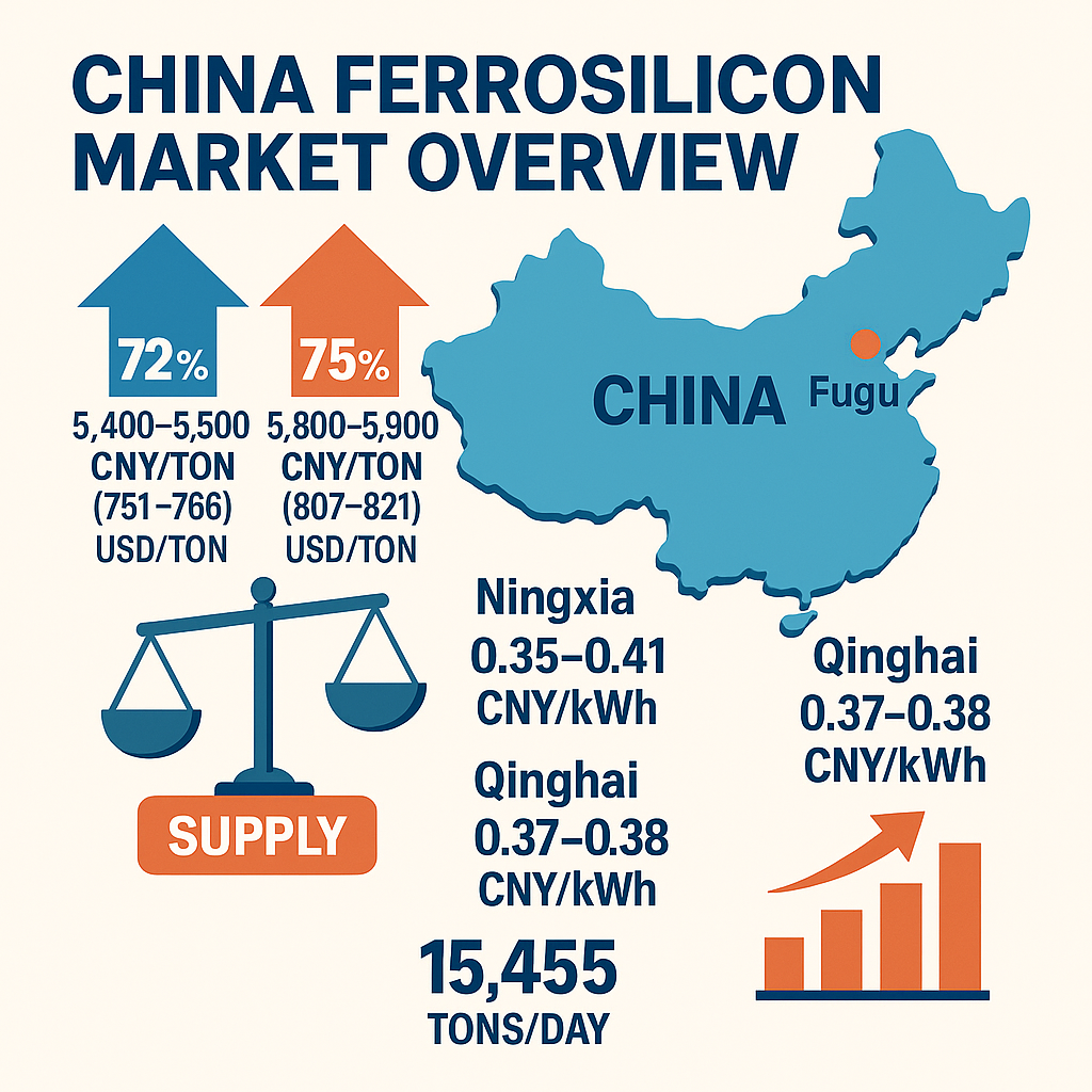 Ferrosilicon: Giá điện tăng nhẹ, chi phí đầu vào đi lên